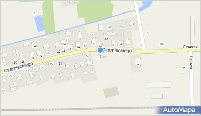 Bełżec, Czarnieckiego Stefana, hetm., 3, mapa Bełżec