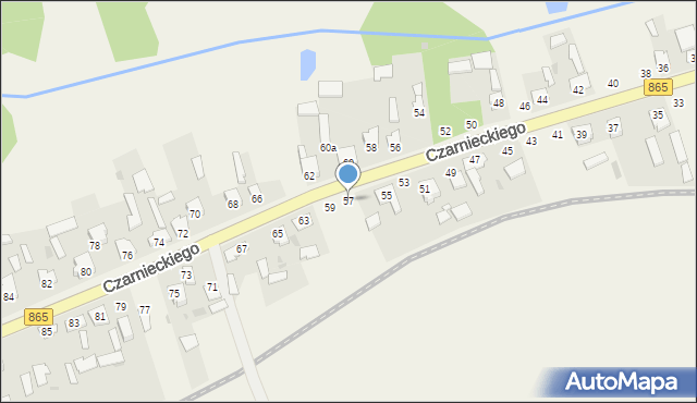 Bełżec, Czarnieckiego Stefana, hetm., 57, mapa Bełżec
