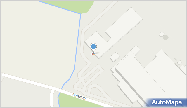 Bielany Wrocławskie, Czekoladowa, 1A, mapa Bielany Wrocławskie