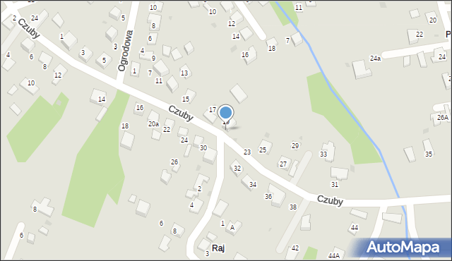 Bobowa, Czuby Jana, ks., 21, mapa Bobowa