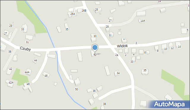 Bobowa, Czuby Jana, ks., 52, mapa Bobowa