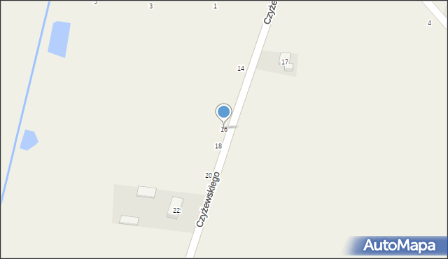 Bogdanów, Czyżewskiego-Juliana Ludwika, gen., 16, mapa Bogdanów