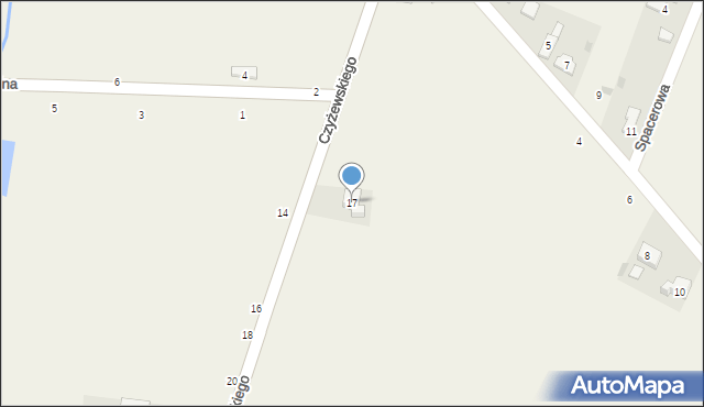 Bogdanów, Czyżewskiego-Juliana Ludwika, gen., 17, mapa Bogdanów