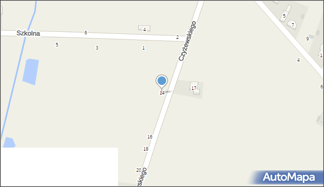 Bogdanów, Czyżewskiego Ludwika, gen., 14, mapa Bogdanów