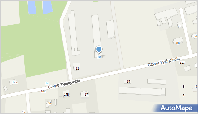 Bojano, Czynu Tysiąclecia, 10, mapa Bojano