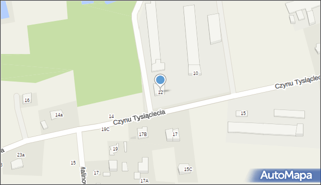 Bojano, Czynu Tysiąclecia, 12, mapa Bojano