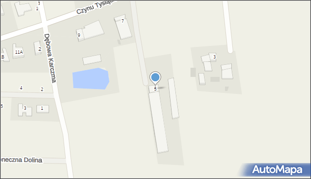 Bojano, Czynu Tysiąclecia, 5, mapa Bojano