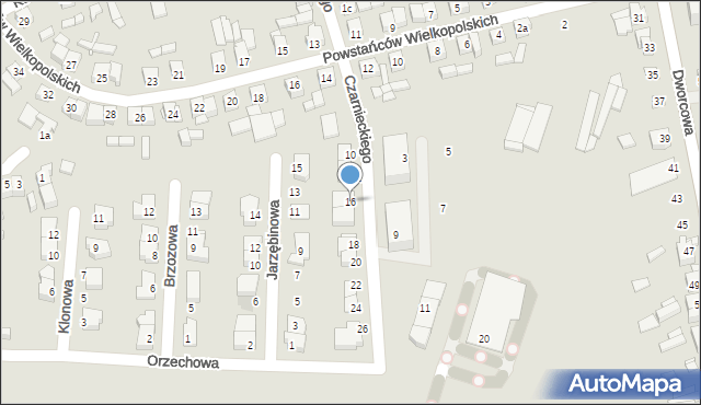 Buk, Czarnieckiego Stefana, hetm., 16, mapa Buk