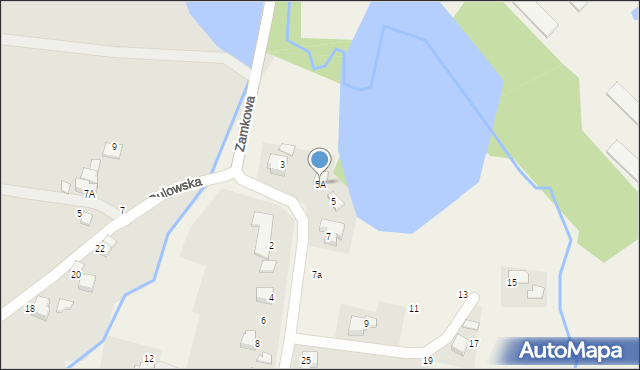 Bulowice, Czaniecka, 5A, mapa Bulowice