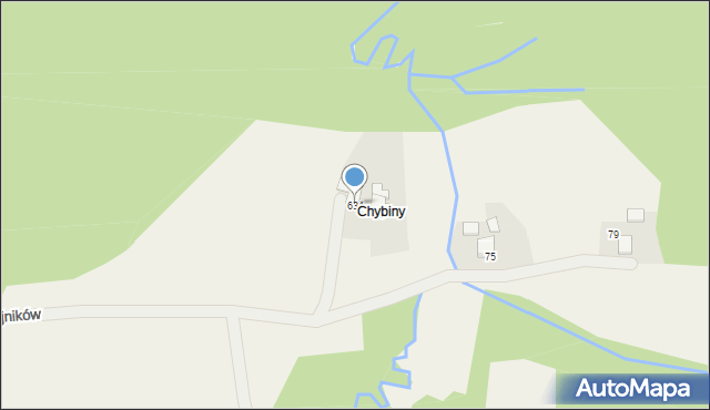 Bulowice, Czaniecka, 63A, mapa Bulowice