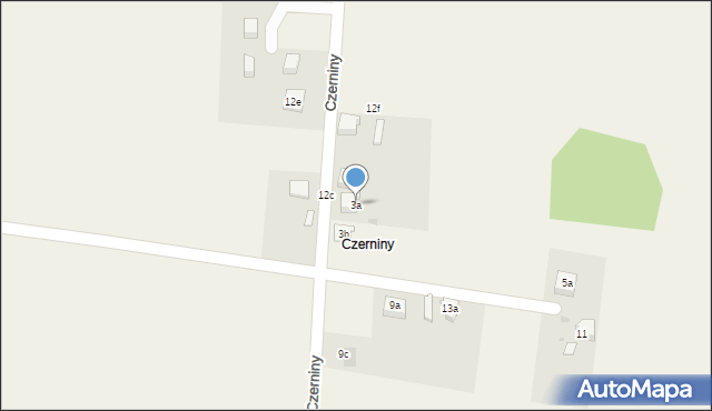 Chełm Śląski, Czerniny, 5, mapa Chełm Śląski