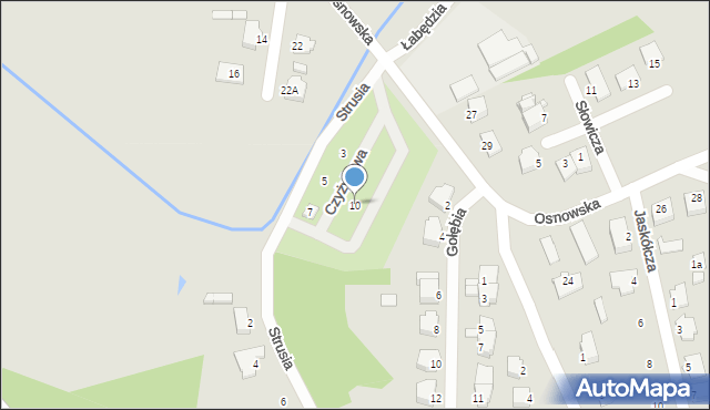 Chełmno, Czyżykowa, 10, mapa Chełmno