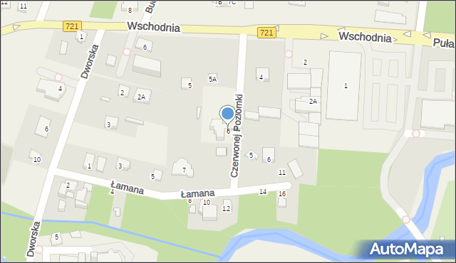 Chyliczki, Czerwonej Poziomki, 6, mapa Chyliczki