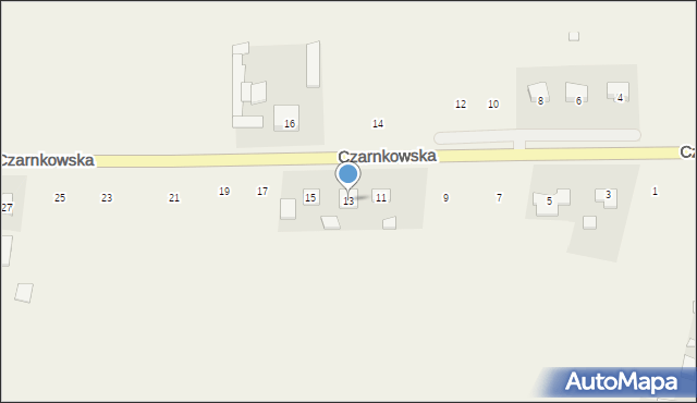 Ciszkowo, Czarnkowska, 13, mapa Ciszkowo