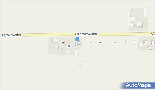 Ciszkowo, Czarnkowska, 27, mapa Ciszkowo