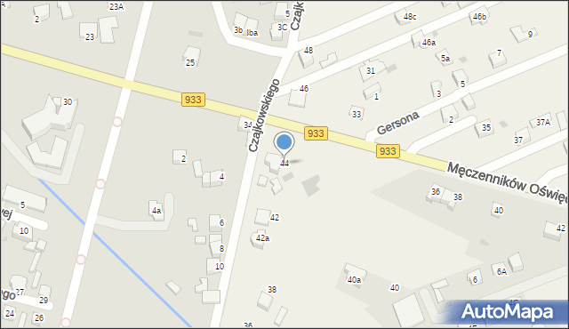 Ćwiklice, Czajkowskiego Piotra, 44, mapa Ćwiklice
