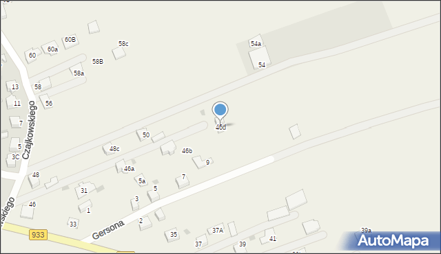 Ćwiklice, Czajkowskiego Piotra, 46d, mapa Ćwiklice