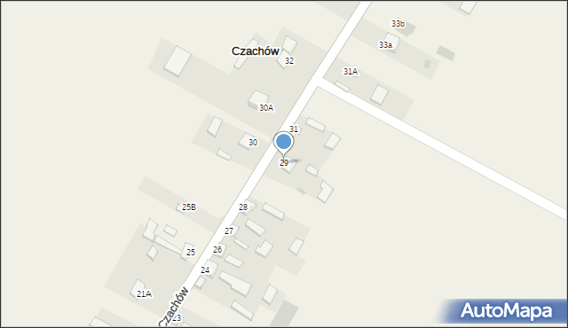 Czachów, Czachów, 29, mapa Czachów