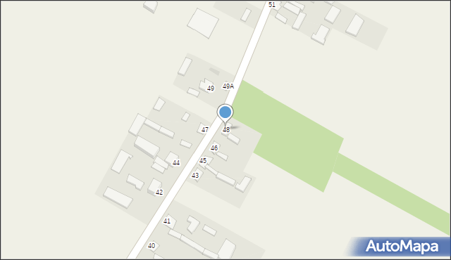 Czachów, Czachów, 48, mapa Czachów