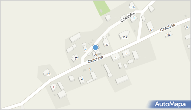 Czachów, Czachów, 29, mapa Czachów