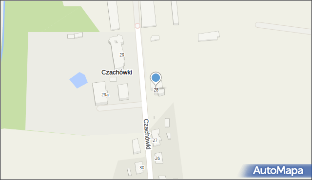 Czachówki, Czachówki, 28, mapa Czachówki