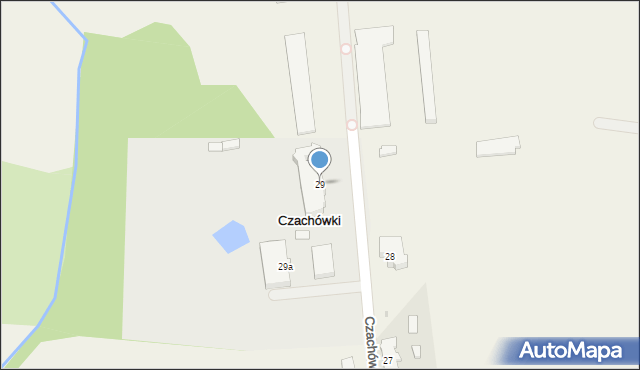 Czachówki, Czachówki, 29, mapa Czachówki