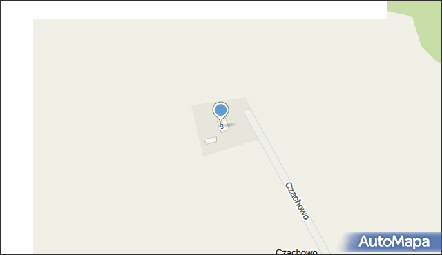 Czachowo, Czachowo, 3, mapa Czachowo