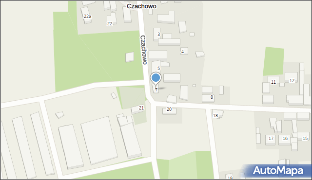 Czachowo, Czachowo, 7, mapa Czachowo