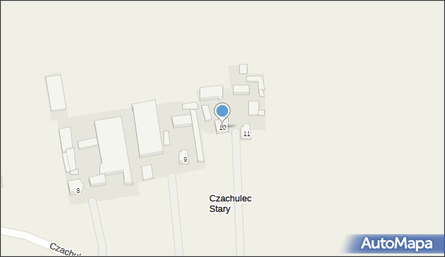 Czachulec Stary, Czachulec Stary, 10, mapa Czachulec Stary