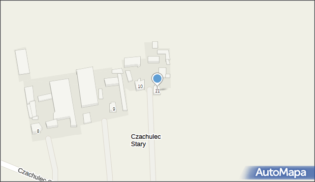 Czachulec Stary, Czachulec Stary, 11, mapa Czachulec Stary