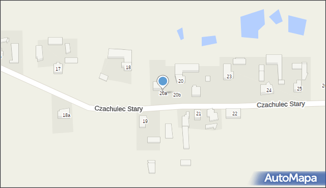 Czachulec Stary, Czachulec Stary, 20a, mapa Czachulec Stary
