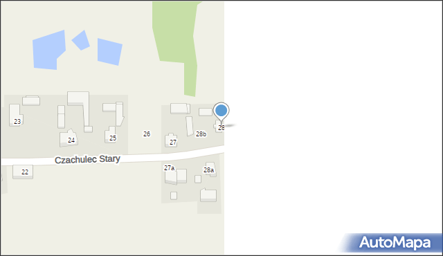 Czachulec Stary, Czachulec Stary, 28, mapa Czachulec Stary