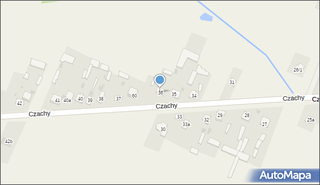 Czachy, Czachy, 36, mapa Czachy