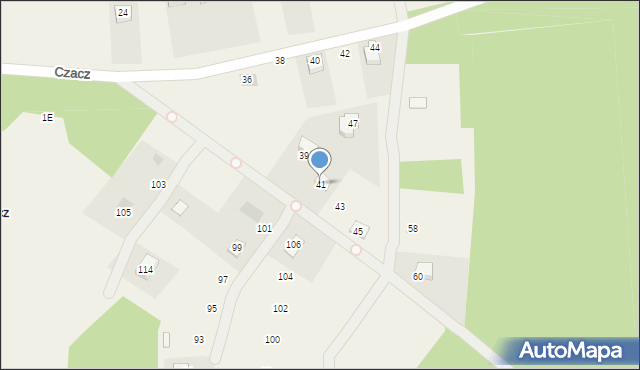 Czacz, Czacz, 41, mapa Czacz