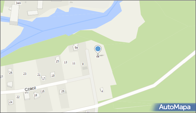 Czacz, Czacz, 4a, mapa Czacz