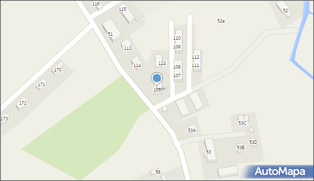 Czadrów, Czadrów, 105, mapa Czadrów