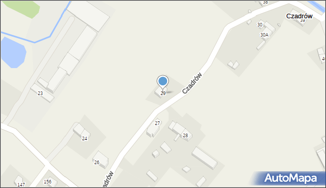 Czadrów, Czadrów, 29, mapa Czadrów