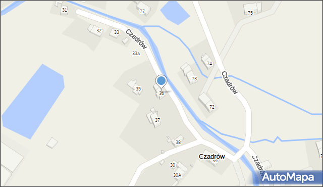 Czadrów, Czadrów, 36, mapa Czadrów
