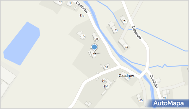 Czadrów, Czadrów, 37, mapa Czadrów