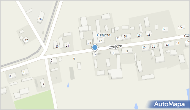 Czajcze, Czajcze, 7, mapa Czajcze