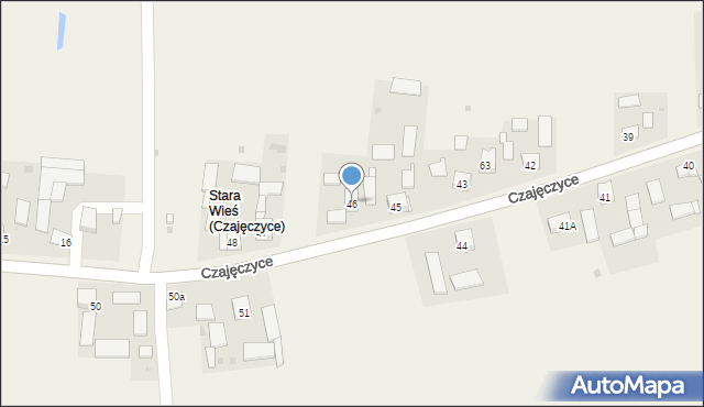 Czajęczyce, Czajęczyce, 46, mapa Czajęczyce