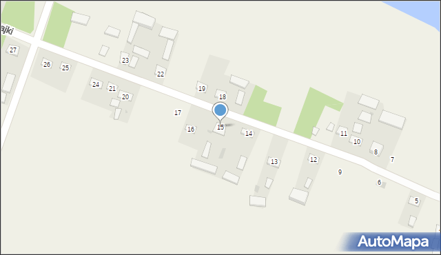 Czajki, Czajki, 15, mapa Czajki