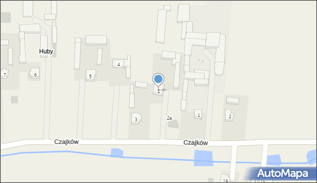 Czajków, Czajków, 2, mapa Czajków