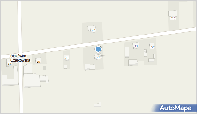 Czajków, Czajków, 41, mapa Czajków
