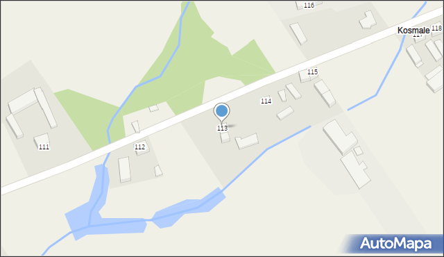 Czajków, Czajków, 113, mapa Czajków
