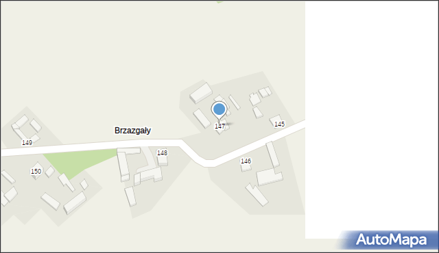 Czajków, Czajków, 147, mapa Czajków