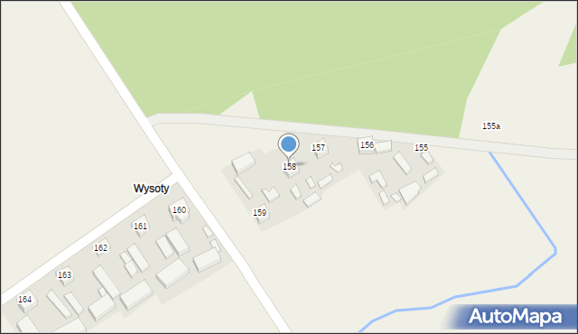 Czajków, Czajków, 158, mapa Czajków