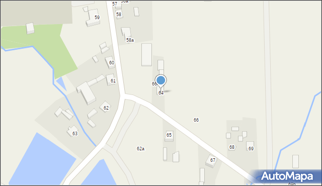 Czajków, Czajków, 64, mapa Czajków