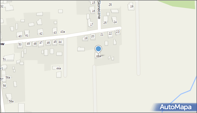 Czajków, Czajków, 69A, mapa Czajków