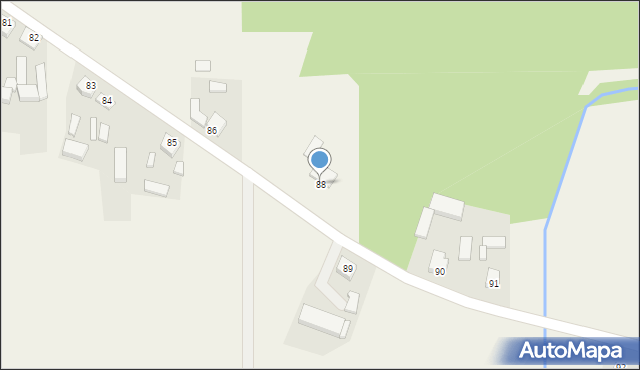 Czajków, Czajków, 88, mapa Czajków